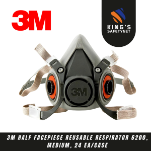 3M™ Half Facepiece Reusable Respirator 6200, Medium