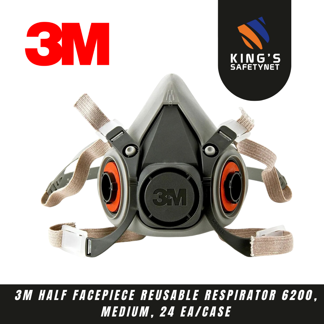 3M™ Half Facepiece Reusable Respirator 6200, Medium