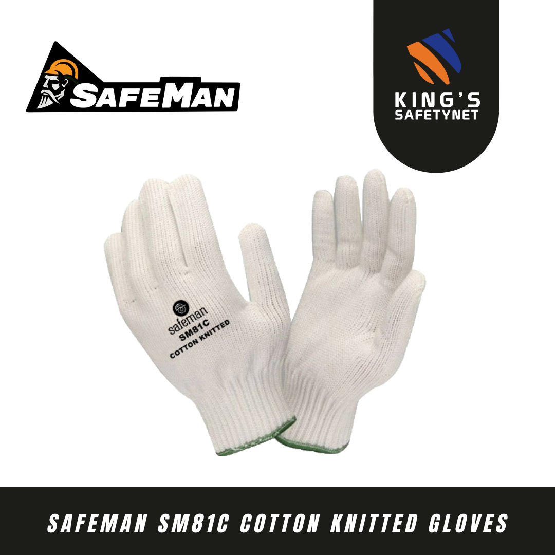 SAFEMAN SM81C - Cotton Knitted Gloves - Image 2
