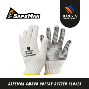 SAFEMAN SM82D - Cotton Dotted Gloves